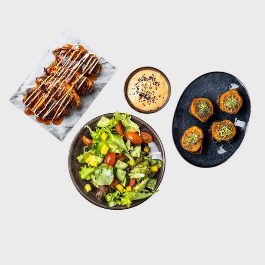 GRILLAÐUR KJÚKLINGUR MEÐ SWEET CHILI OG RJÓMAOSTI