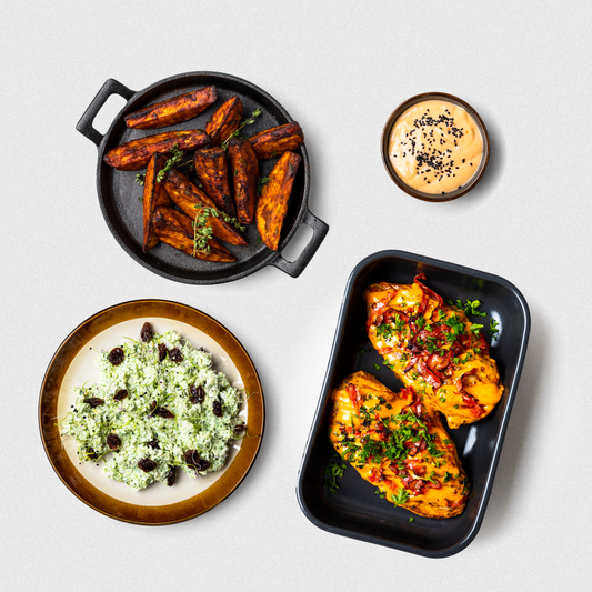 Chorizo kjúklingur með chipotle mareningu